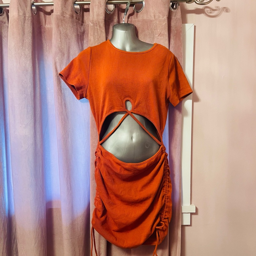 Pumpkin Spice Strappy Dress 🎃
